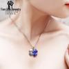 Imported Crystal Four-Leaf Clover Necklace - Classic Water Drop Design