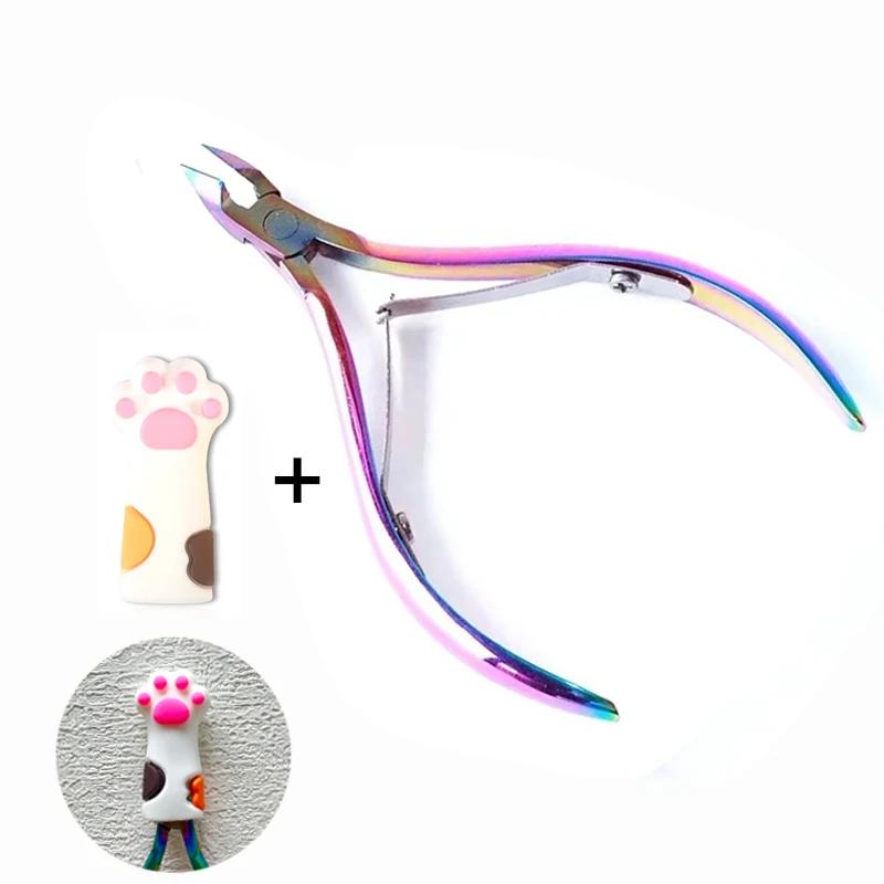 Professioneller Nagelhautschneider Nagelknipser Schere Schieber Nagelhautentferner Maniküre Pediküre Zange Nagel Nagelhaut Nachwachsen Werkzeug