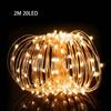 20led Hanging 2m Christmas Lights Snowflake Candy Cane Xmas Tree Powered Battery