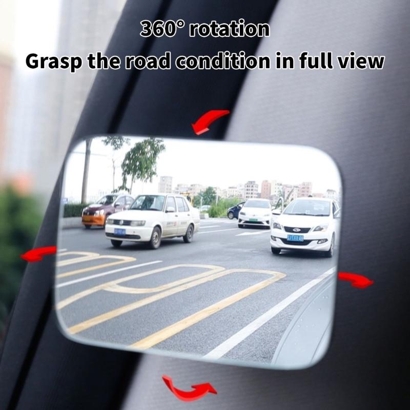 Shatterproof ABS Frame Glass Convex Rearview Mirror For Enhanced Motorcycles Vehicle Visibility And Easy Installation