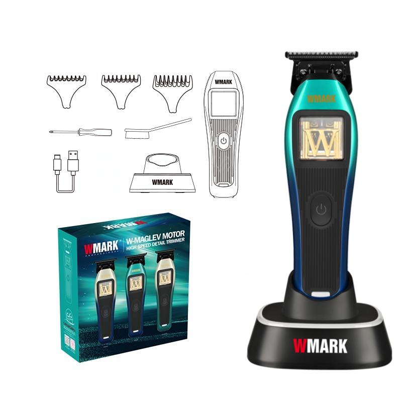 

WMARK Hair Clipper Professional Hair Cutting Machine Barber Trimmer Vector Motor 10000 RPM Cordless Clipper for Men NG-X1 POLAR