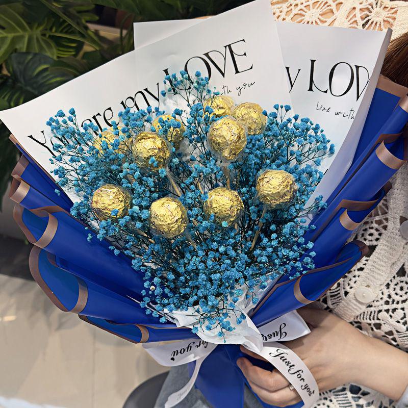 Christmas Chocolate Gift Box Bouquet for Boyfriend, Girlfriend, or Friends - Perfect Birthday or Love Expression Gift