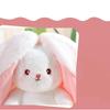 23/28/35cm Creative Funny Doll Carrot Rabbit Plush Toy Stuffed Soft Bunny Hiding In Strawberry Bag Toys for Kids Girls Birthday Gift
