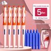 Erasable Heat-Sensitive Fountain Pen for Third-Graders, Ergonomic Design with Replaceable Crystal Blue Ink Cartridge