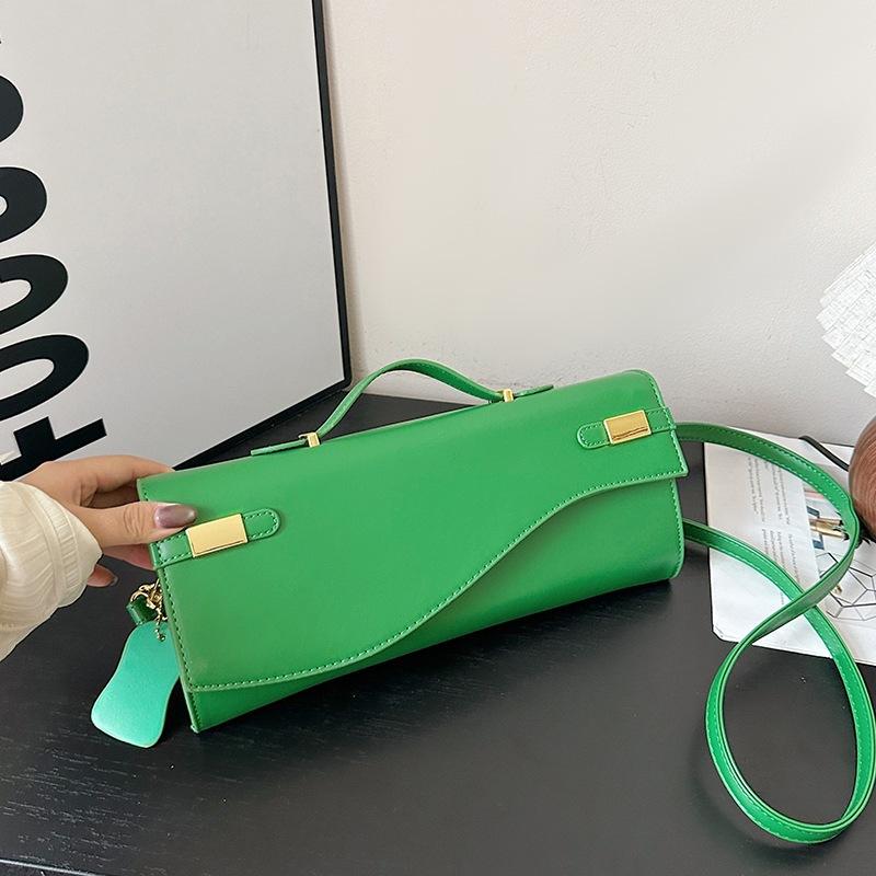 

Handbag - Fashionable Single-shoulder Crossbody Bag - Lightweight Small Square Bag зелений