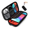 [Switch/Switch Organic EL Model Compatible] iVoler Switch Storage Case, EVA Material, Hard Type, Shockproof, Waterproof, Dustproof, Can Store All