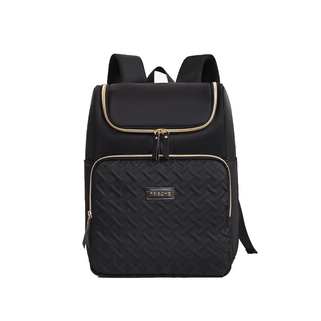 17L Fashion Backpack Insulation Meal Bag Large Capacity Insulated Backpack - Perfect For Camping & Picnics, Durable Polyester