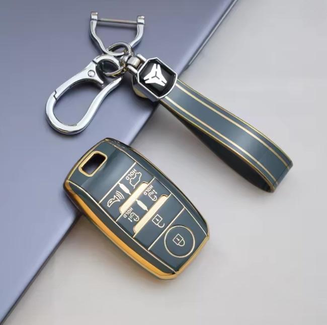 6 Buttons Smart Remote TPU Car Key Case Cover for Kia New Sedona Grand Carnival Snugly Sorento L580 Kia Doule Carnival