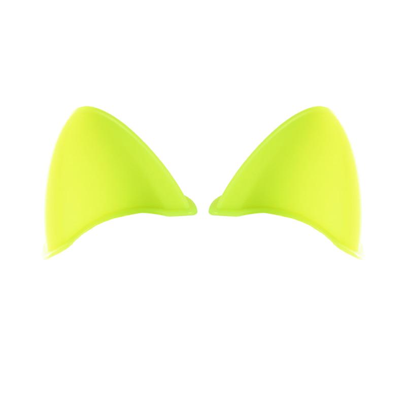 2pcs Universal Helmet Cat Ears Decoration Moto Electric Car Driving Styling Cute Cat Ears Stickers Decor Helmet Accessories