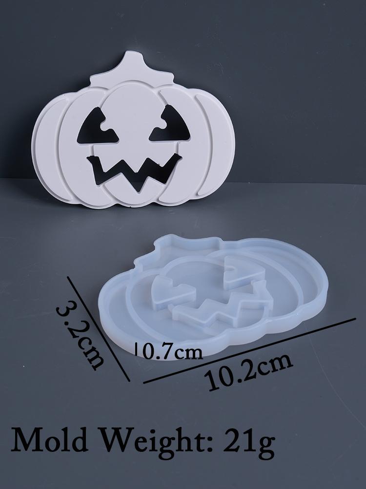 Hollow Atmosphere Light Ornament Silicone Mold DIY Halloween Pumpkin Gypsum Molds Resin Plaster Gift Storage Box Craft Making