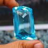 Washington's Birthday 122 Carat Blue Topaz Fancy Shape Lab Created London Gemstone SN630