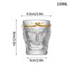130ml Wukong Glass Cup Transparent Tea Cup Creative Monkey Face Drinking Glasses Coffee Mug Milk Juice Cold Drink Cups Drinkware