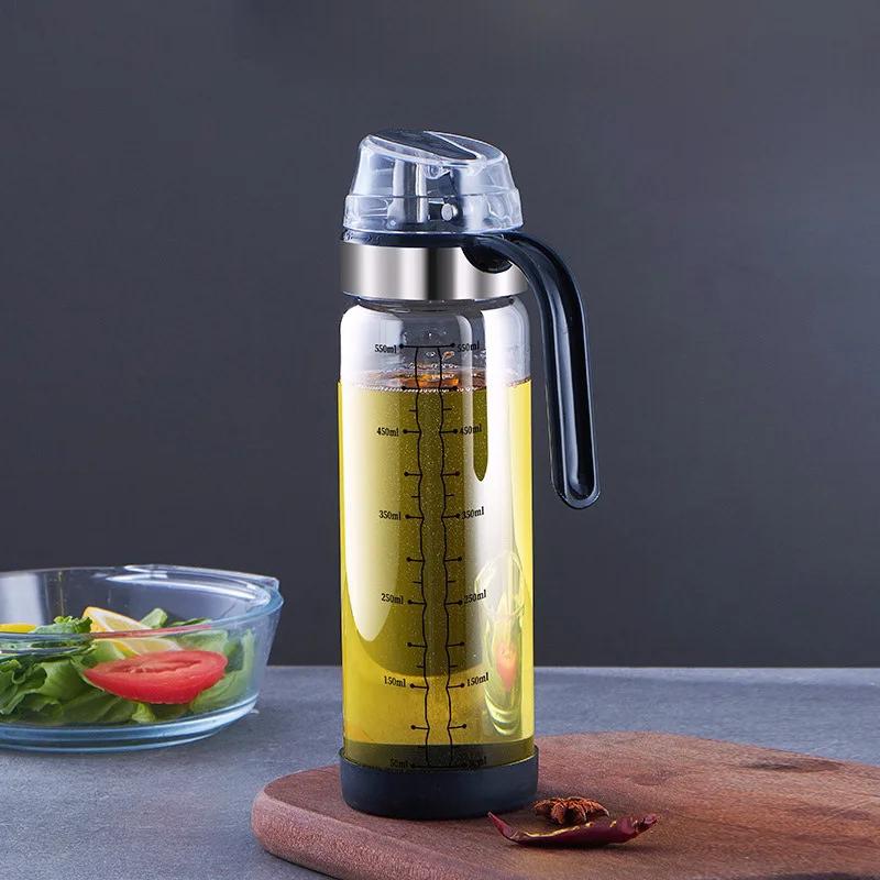 

Маслобак из боросиликатного стекла, пищевой, автоматическое открывание и закрывание, герметичность без подвешивания бутылки с маслом, бытовое использование