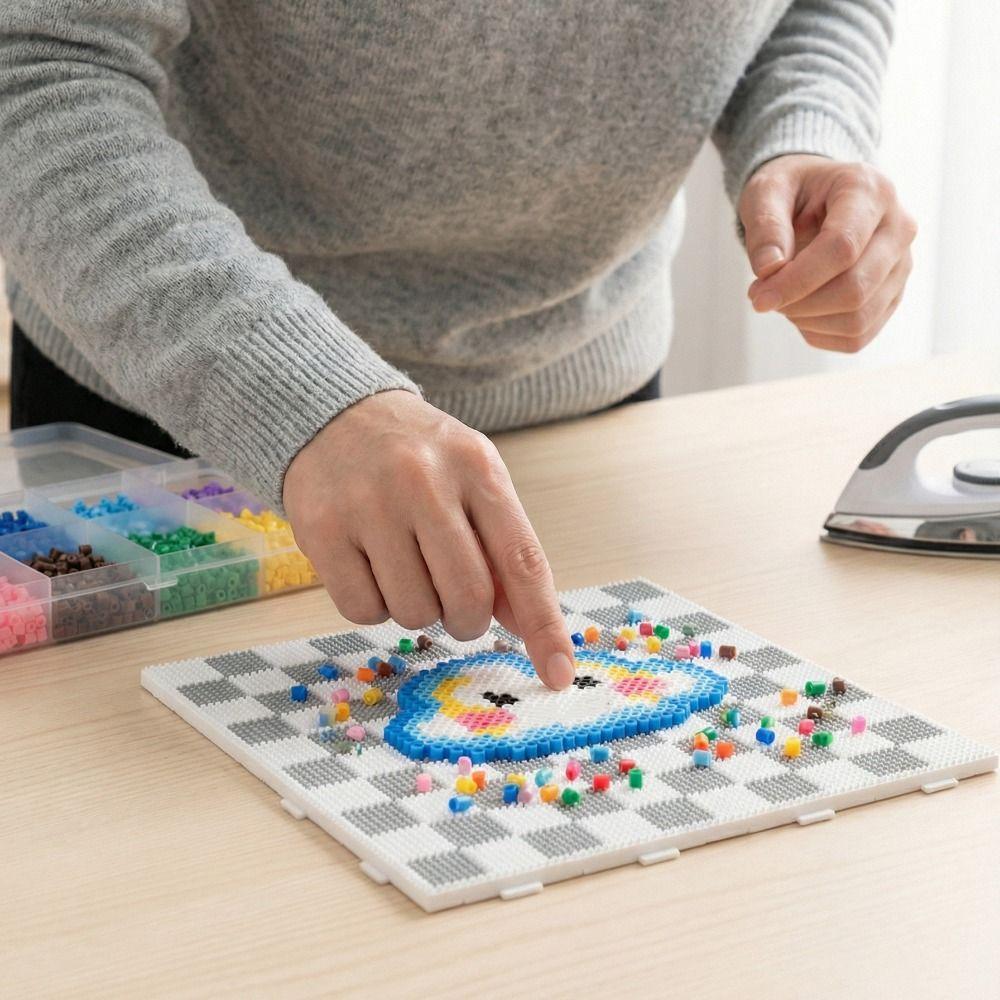 Heat Resistant Perler Beads Boards 104x104 Pins Fuse Beads Boards Beading Supplies