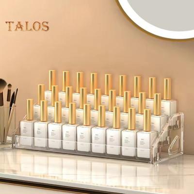 Organisateur de vernis à ongles en acrylique, présentoir transparent, design polyvalent, organisateur de lunettes de soleil, support d'huiles essentielles