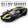 Large 1/24 Ford GT Car Model Alloy Simulation Supercar Collection Ornaments Children's Toy Car Boy Holiday Gift