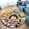 Cute Monkey D. Luffy from the Japanese manga ONE PIECE carpet is soft, home, bedroom, door mat decoration, and non slip carpet E5