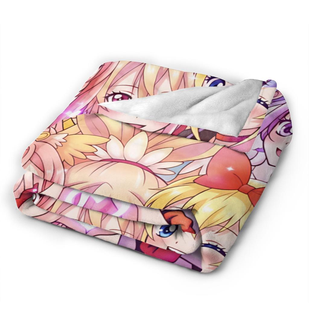 Pretty Cure Blankets Quality Warm Soft Throw Blanket Winter Airplane Travel Bedroom Graphic Bedspread