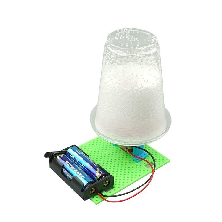 Electric Static Snow Experiment Diy Handmade Teaching Aids Technology Small Production Kindergarten Students Stem Maker Materials