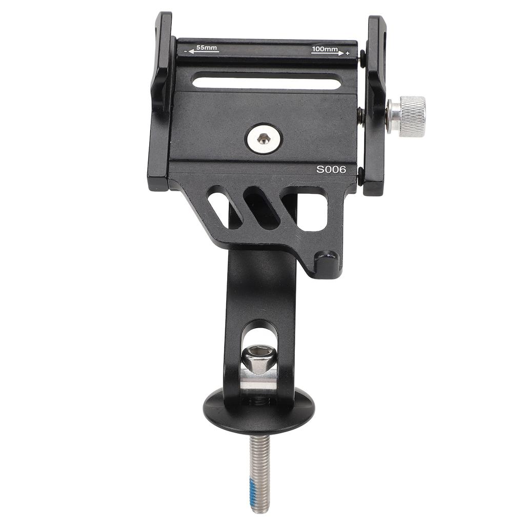 Bike Stem Phone Holder Aluminum Alloy Adjustable Rust Proof Bicycle Phone Headset Mount for Accessory