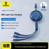 Baseus 3-in-1 Ret Retractable Fast Charging Cable