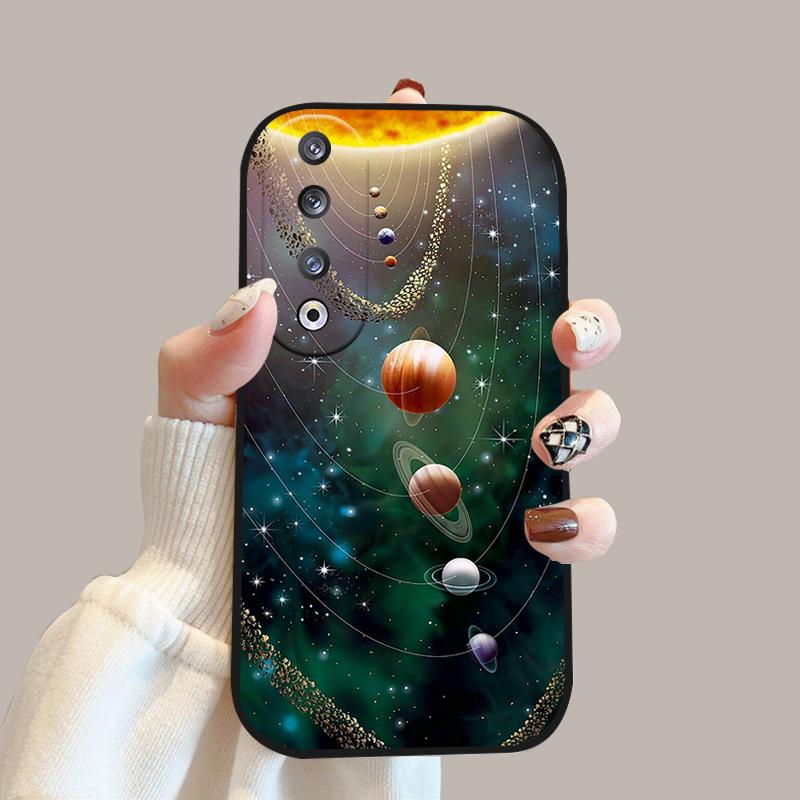 For Honor 90 5G Cases REA-AN00 Fashion Color Printing Soft Silicone TPU Phone Coque Cover For Honor 90 Pro Phone Bumper Case