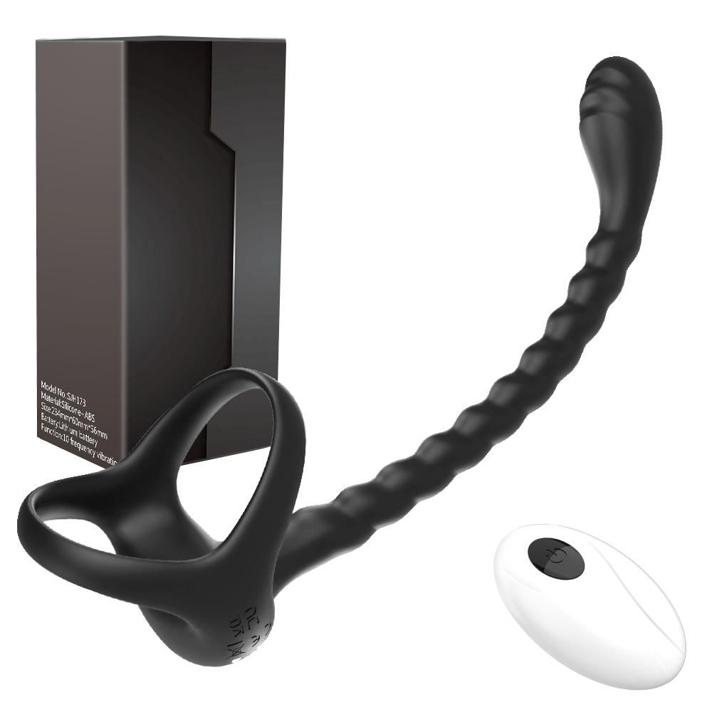 Butt Plug Cock Ring for Men Prostate Massager Vibrator Silicone Penis Ring Woman Gay Dildo for Anal Vibrators Sex Shop Toys 18+