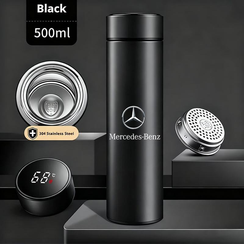 Car LED Intelligent Temperature Measurement Cup Thermos Bottle Give Gifts For Mercedes Benz W203 W204W205W210W211W212W221W222 CS1