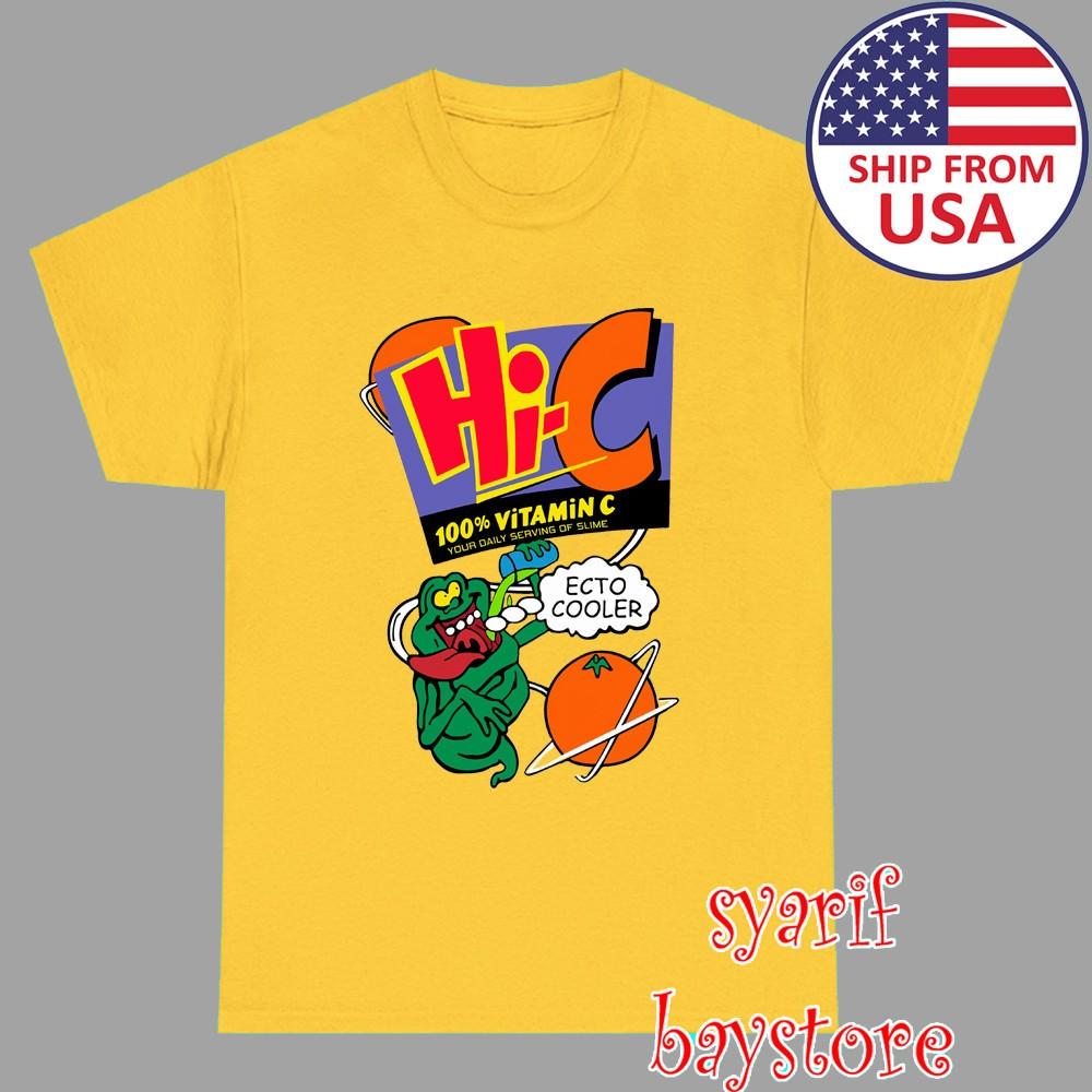 

Hi C Ecto Cooler Ghost Drink Men#039;s Daisy Yellow Size S to 5XL Unisex T-Shirt XL