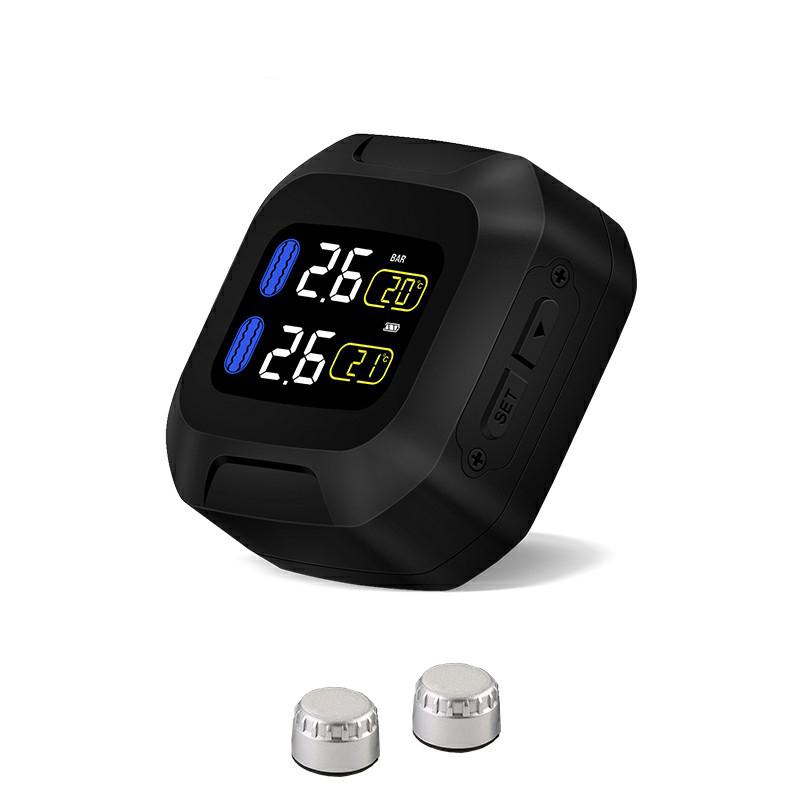 Wireless Motorcycle TPMS Tire Pressure Monitoring System Motor Tyre  Alarm 2  Sensor Tools for BMW for Kawasaki