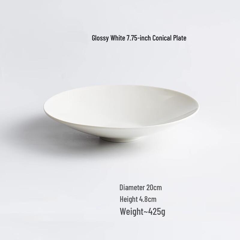 European Ceramic Deep Salad Plate