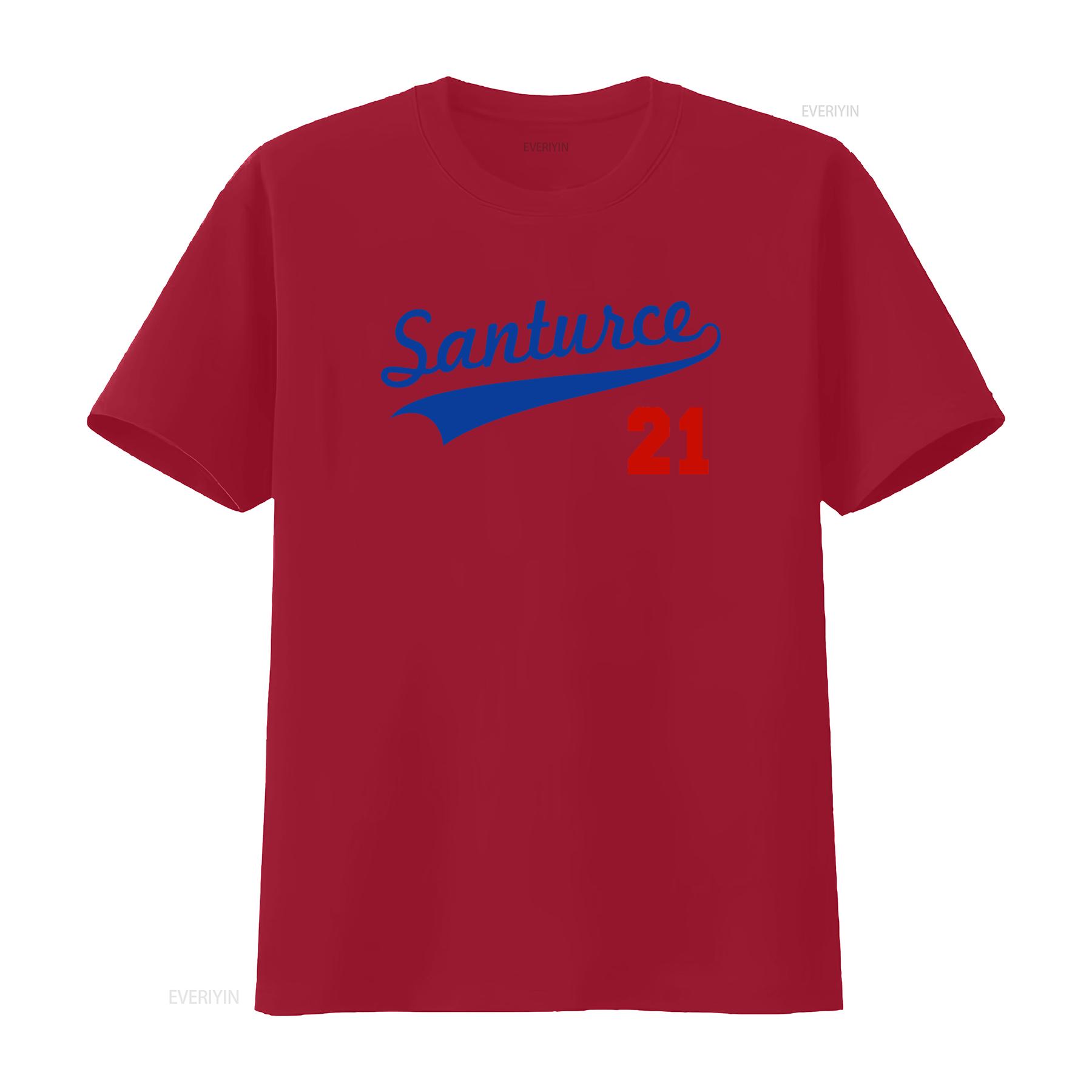 

Santurce 21 Puerto Rico Baseball Boricua T Shirt vintage Washed Soft Top For Everyday Wear fashion Versatile homme S