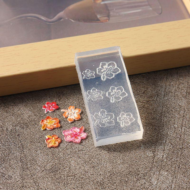 Silicone Mold for 3D Peach Blossom Nail Art Decoration