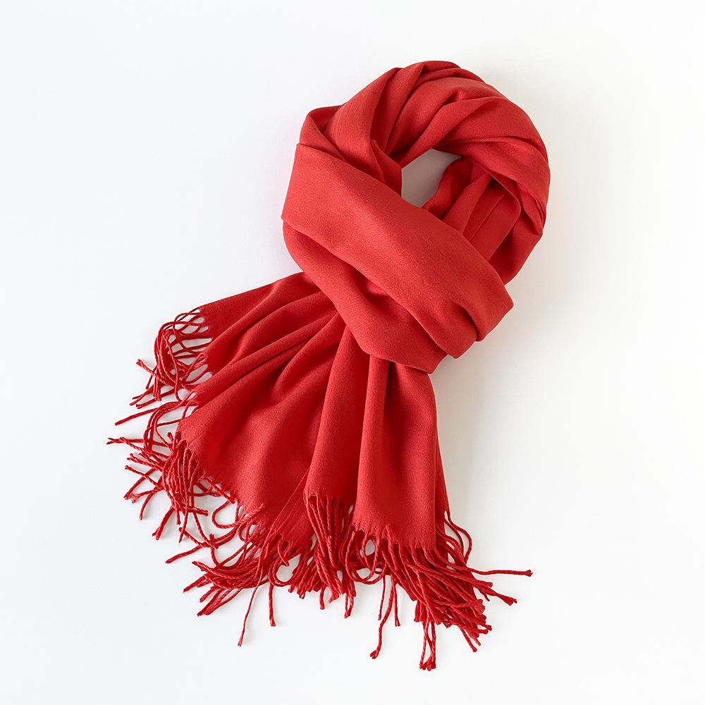 Multi-color imitation cashmere shawl scarf high-end fashion order versatile warm scarf women