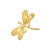 Wind Personality Ladies Ring, Geometric Folds Dragonfly Design Versatile Opening Plain Ring Women