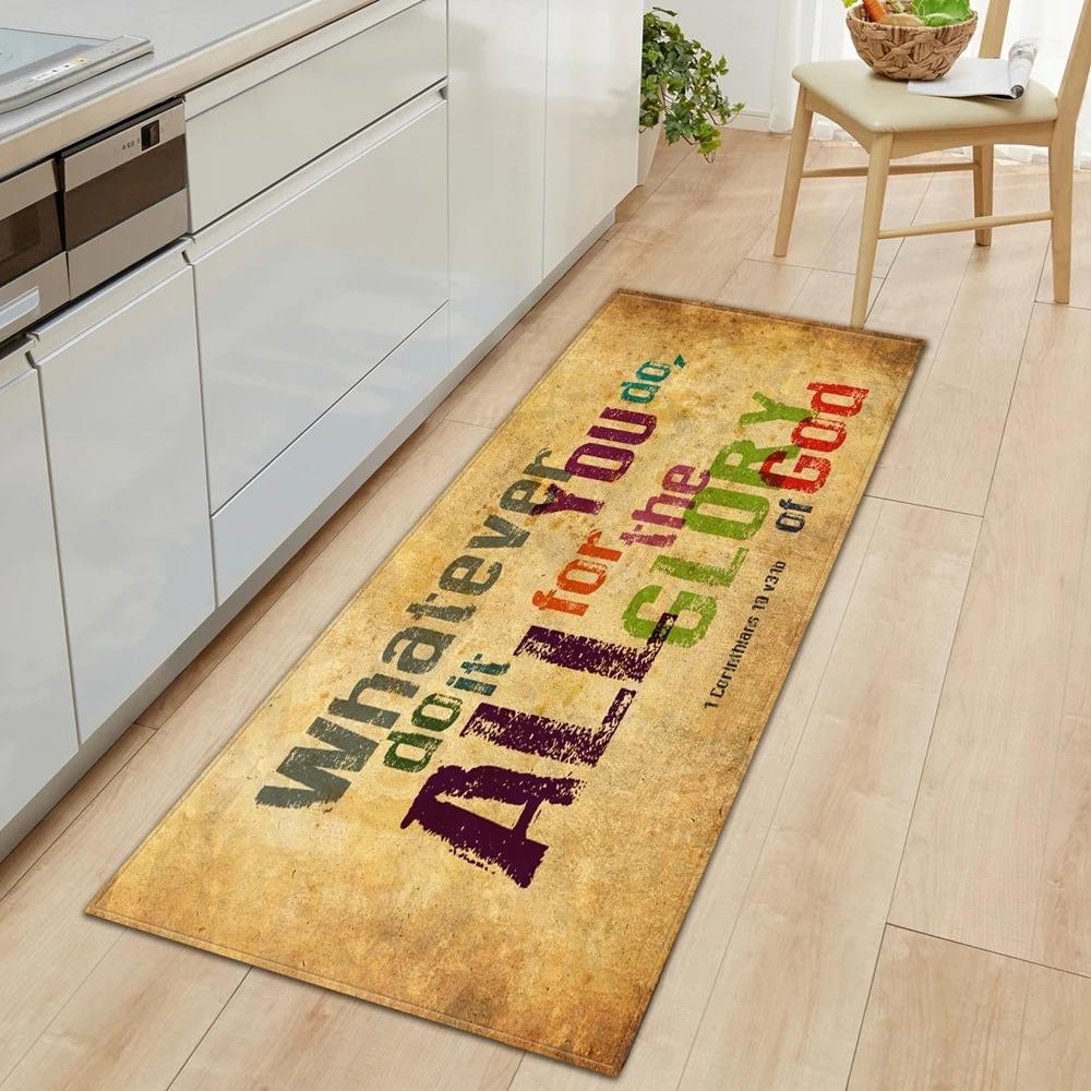 Landscape Print Home Kitchen Floor Mat Door Front Decoration Floor Mat