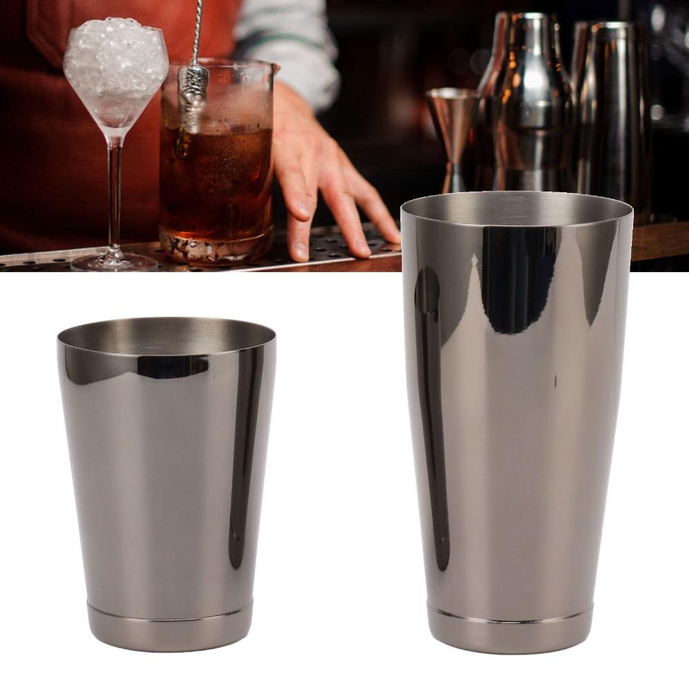 2 Section Cocktail Shaker 304 Stainless Steel Bar Wine Cup Shaker Bartending Mixer Homebars