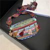 New tassel woven small bag casual simple shoulder bag messenger bag waist bag women's breast bag women's