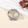 Versatile Crystals Pearls Brooch Pin for Hats Bags Dresses Comfortable Alloy Jewelry Gift for Women