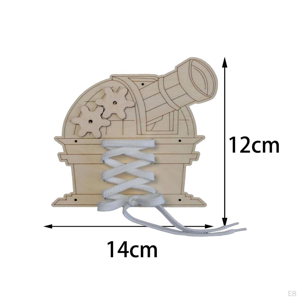 Activity Board Piece, Montessori DIY Toy Materials, Brain