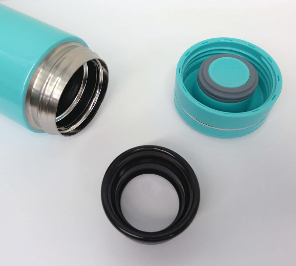 The-peacock Thermos Industry (The-peacock) Peacock Water Bottle Stainless Steel Screw Mug Aqua 400ml AMN-40 AQ