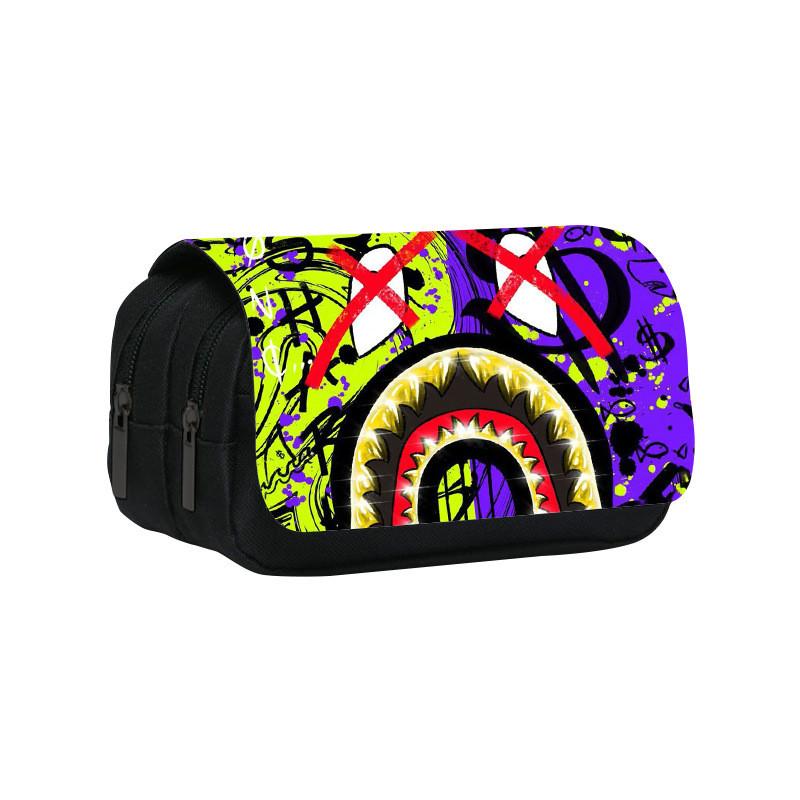 Sprayground Printed Student Single Double Lightweight Stationery Storage Bag For School And Home