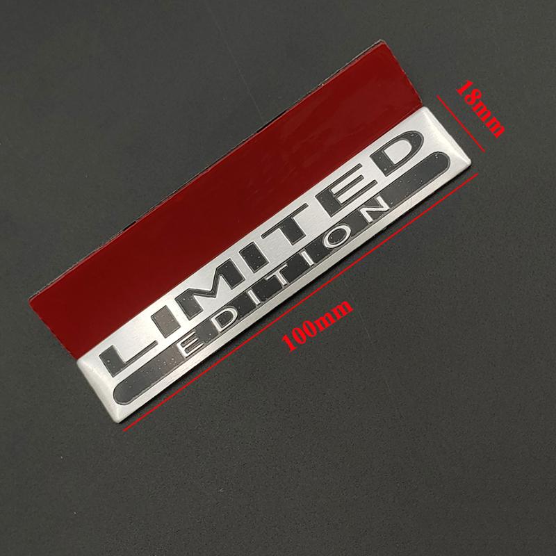 3d Aluminium Special Edition Logo Limited Edition Emblem Sticker Car Interior Exterior Decoration Decal Motorcycle Accessories