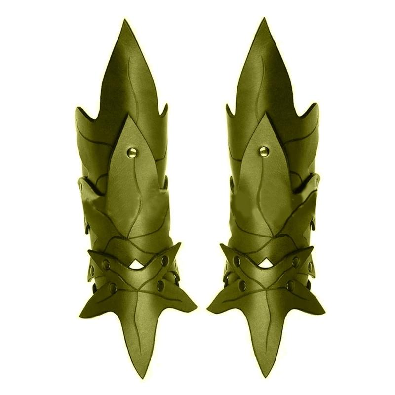 Medieval Punk Vintage Wrist Guard for Men for Parties and Festivals Vintage Arm Protector Lace Up Embossing Cuff