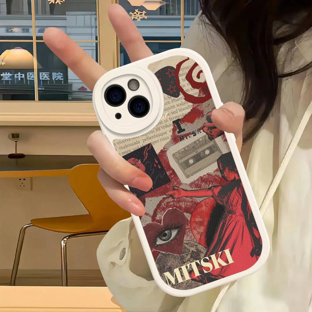 Popular Singer M-Mitski Phone Cover For IPhone 11 12 13 14 15 16 Pro Max Mini Plus Soft Leather Case