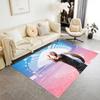 Football Player Celebration Floor Mat Perfect for Game Room Foyer Playrooms Balcony Anti-slip Rug Decorate Offices Birthday/Christmas Gift
