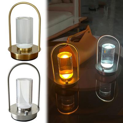 Bedside LED Night Light 3 Lighting Colors Atmosphere Light USB Touch Sensor Desk Lamp 2000mAh for Restaurant Bedroom Decoration