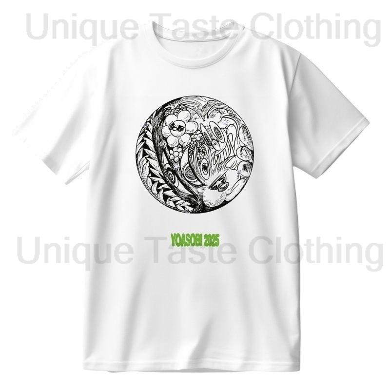 

YOASOBI T Shirt Japanese Music Group Ikura Ayase Concert Same Tshirt Harajuku Fashion Unisex Women Summer Cotton Short Sleeve Tees S