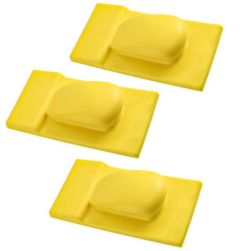 Ruční brusný blok se suchým zipem Ruční brusný blok s prstovým blokem Strany se suchým zipem Rychlá výměna