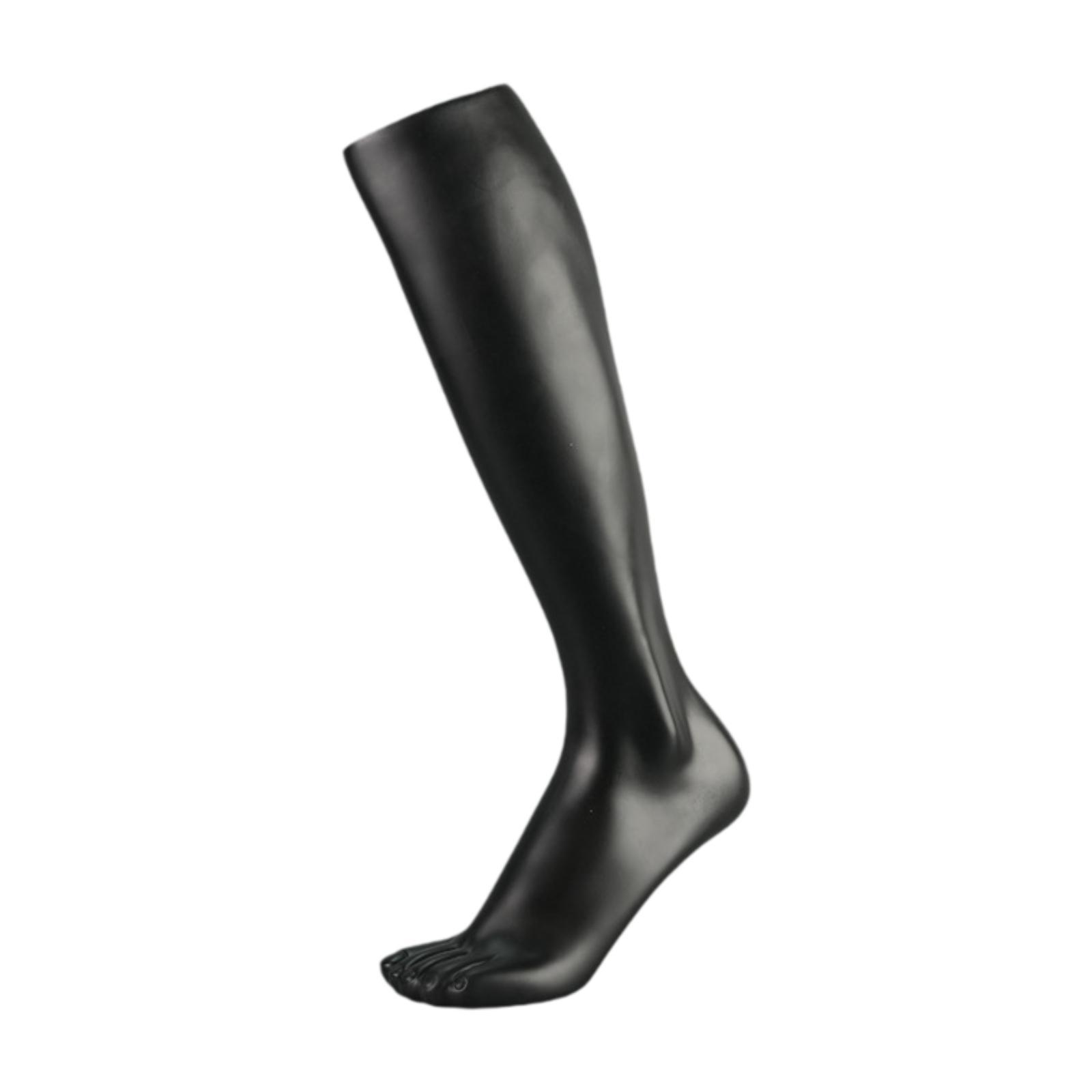 

Манекен Нога Мужская Обувь Дисплей Магазин Браслет Лодыжка Манекен Нога Носок Модель чёрный